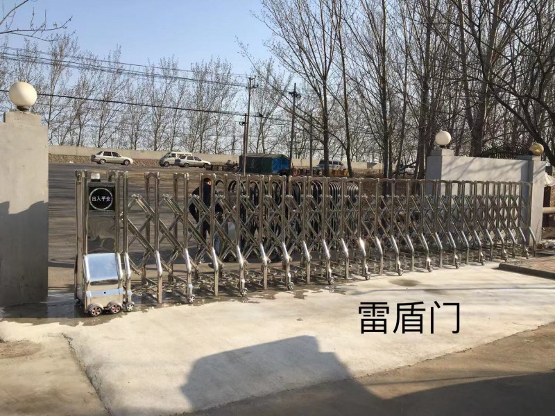 不锈钢伸缩门 (4)