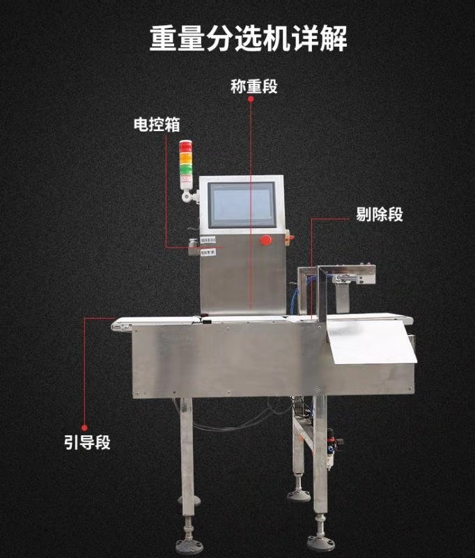 重量分选机  重量分重分选机  重量流水线剔除机 重量挑选机