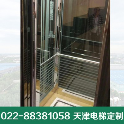 天津家用别墅电梯观光电梯小型家用电梯四层别墅电梯